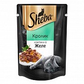 Корм для кошек SHEBA Appetito Кролик желе пауч